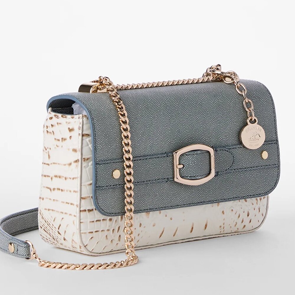 NWT ✅ Brahmin ROSA Snowball Minden Leather Bag ✨NWT, COA, DUST BAG